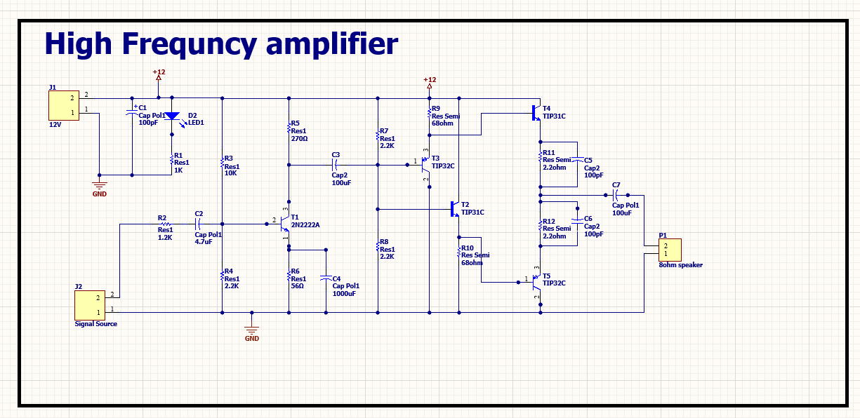GitHub - maduwanthasl/Analog-High-Frequency-Amplifier-V1: This is
